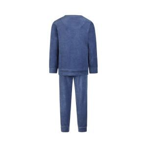 Jongenspyjama in velours Bijou Blue
