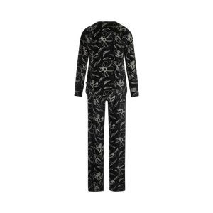 Damespyjama in velours black