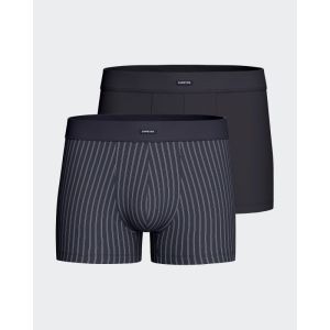 Heren boxer 2-p Cotton Stretch C19 Navy Blue s