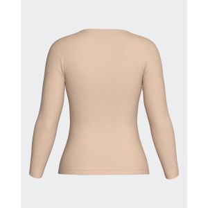 Thermo shirt lange mouw v-neck 144 beige