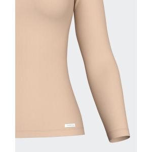 Thermo shirt lange mouw v-neck 144 beige